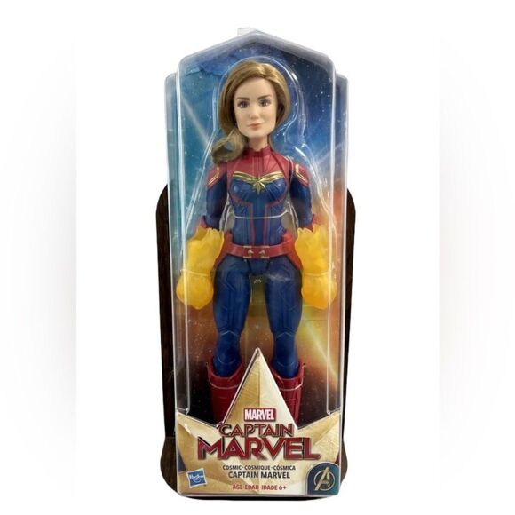 CAPTAIN MARVEL 11"action finger Doll with Accessories marvel avengers Hasbro - Picture 2 of 11